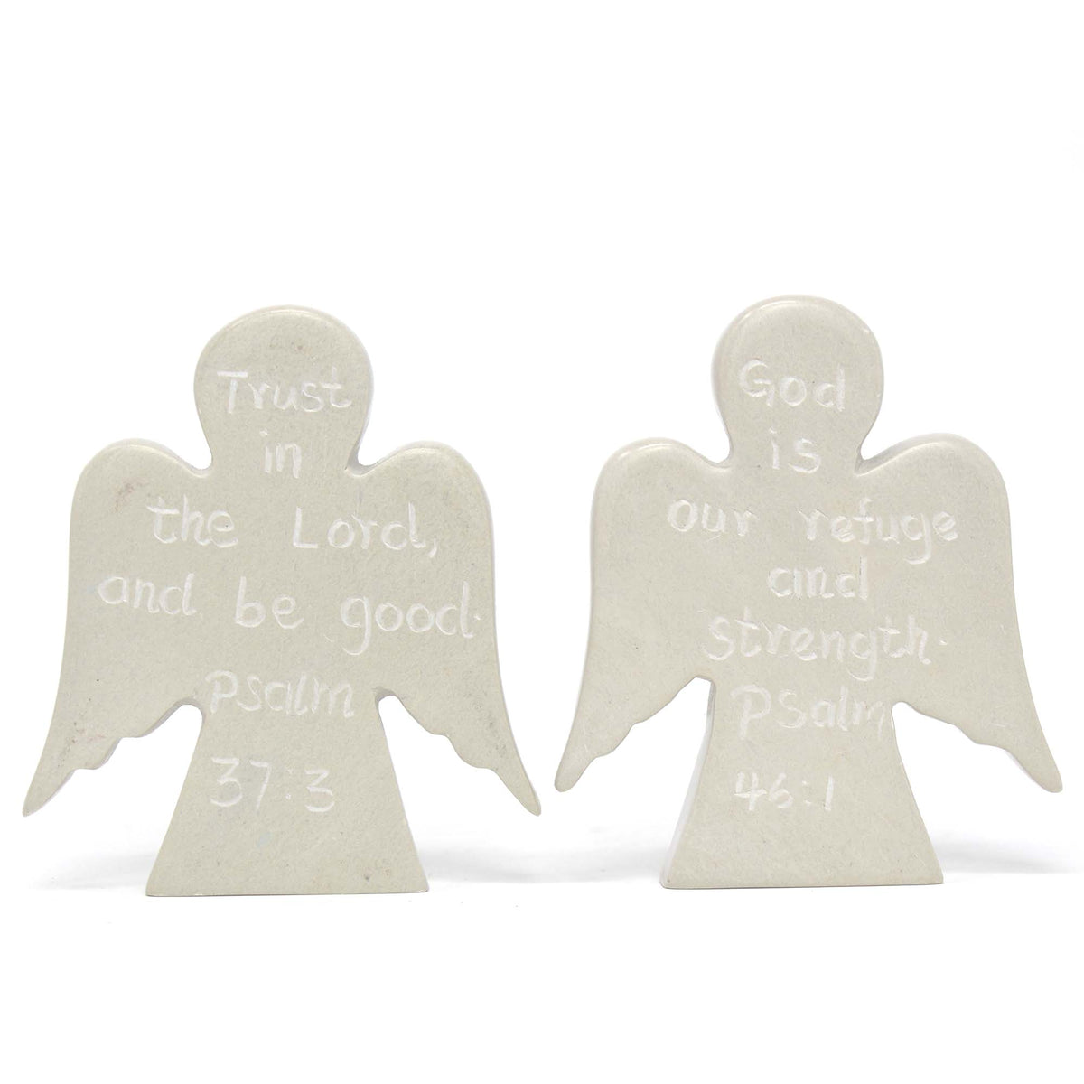Angel Devotional Tokens with Psalm Inscriptions, Set of 2 - Mayra and Company