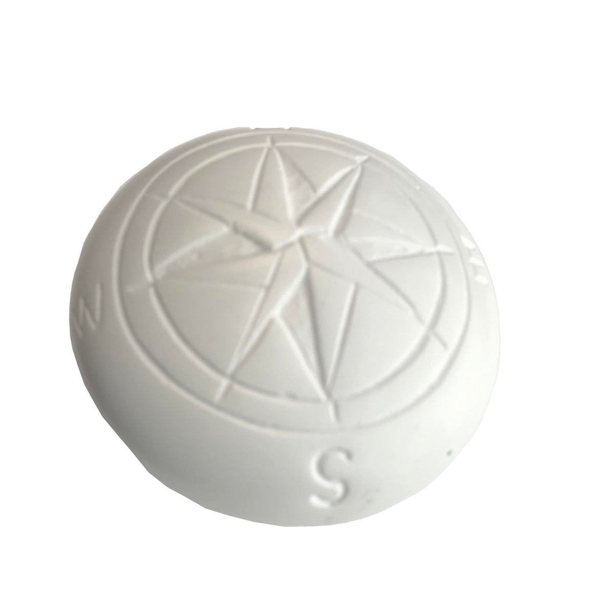 Compass Soapstone Sculpture, Natural Stone - Mayra and Company