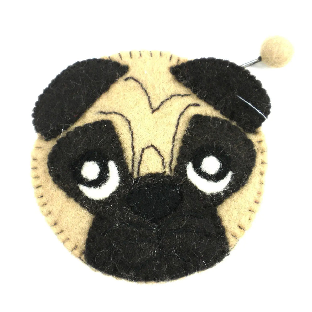 Pug Felt Clutch - Global Groove (P) Global Groove (P)