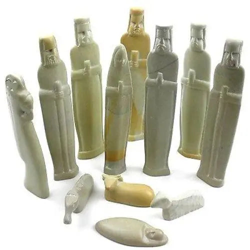 Natural Soapstone 6-inch Nativity Set - Smolart Smolart