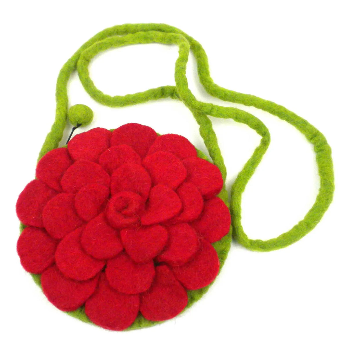 Rose Felt Purse Red - Global Groove (P) Global Groove (P)