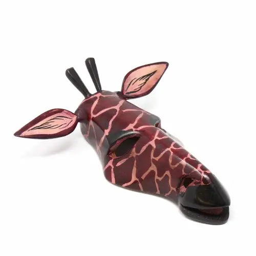 Wood Giraffe Mask Jedando Handicrafts (H)