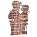 Daughter To Dad,Heartfelt Acrylic Plaque - Father's Day,Birthday Gift,Is Banned,652-10511-P