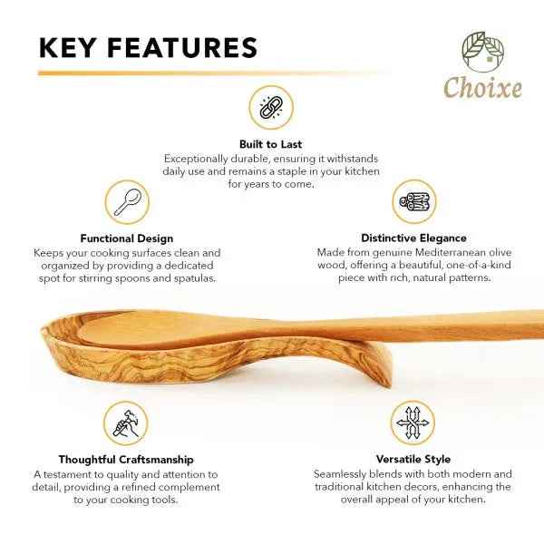 Olive Wood Spoon Rest