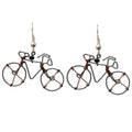 Recycled Wire Bicycle Earrings - Set of 10 Creative Alternatives