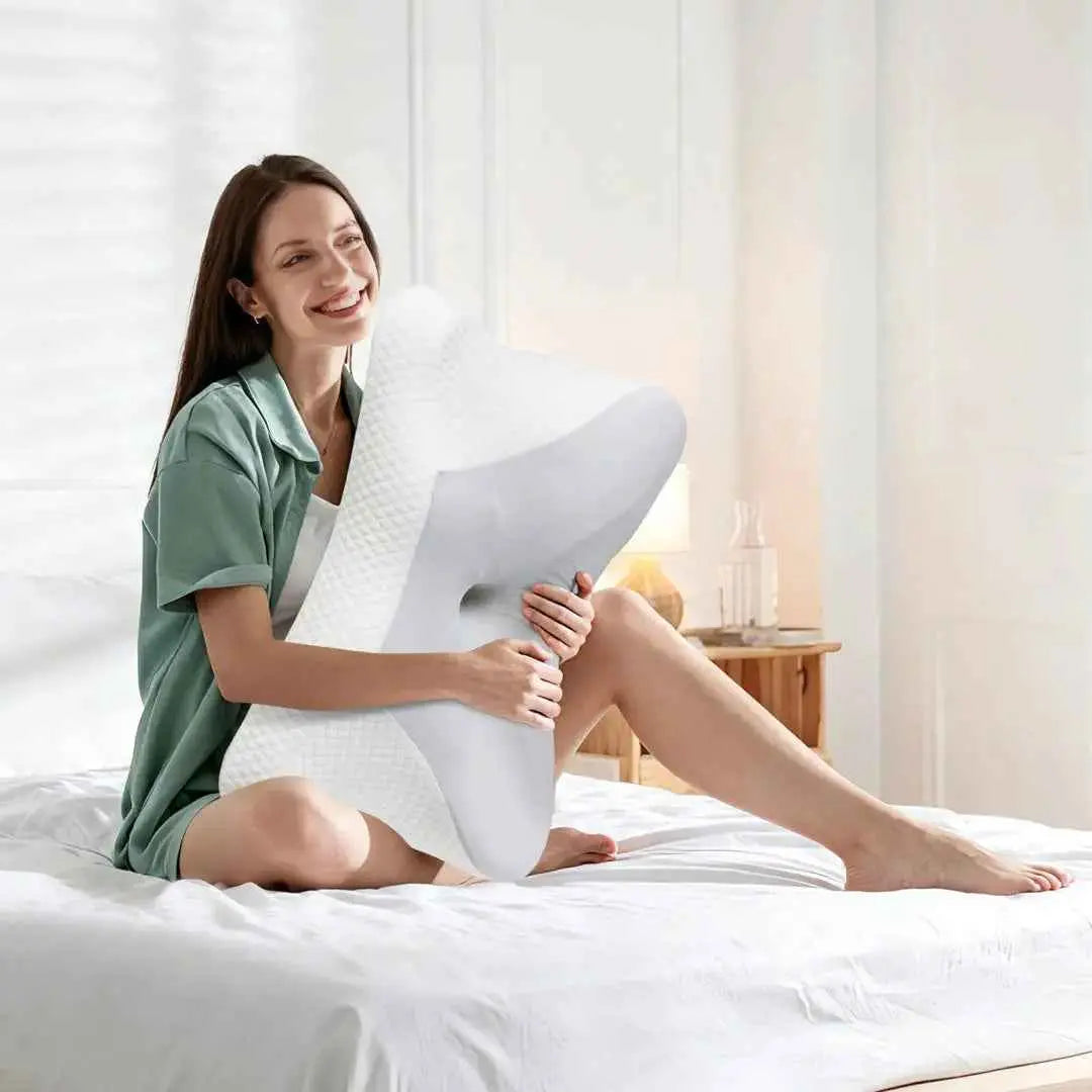 2 Pack Memory Foam Pillow, A Cooling Type Sleep Pillow Designed