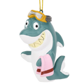 Beach Shark Christmas Ornament