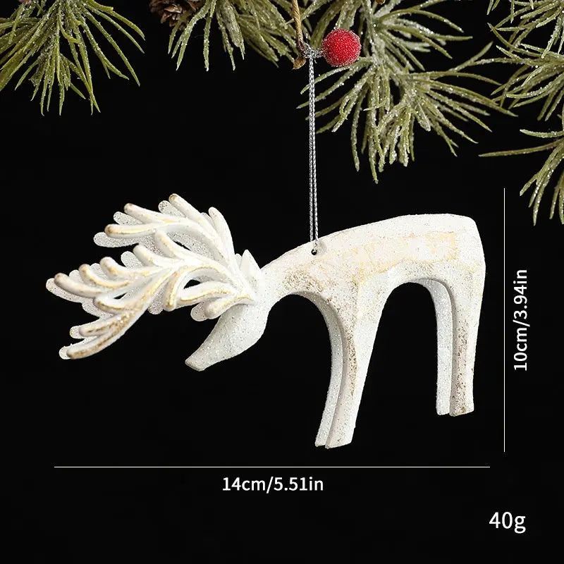 Vintage Christmas Tree Ornament, Retro Snowflake Hanging Decoration, Christmas Decor, Window Display Ornament eprolo
