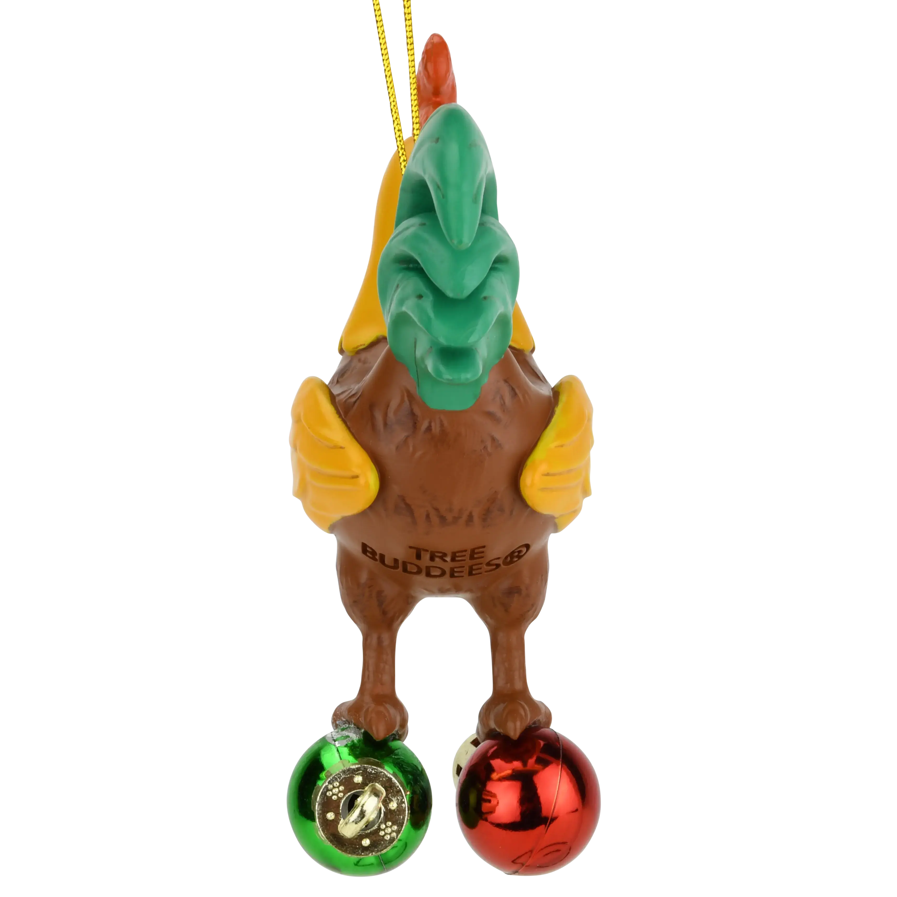 Cock and Bulbs Funny Christmas Ornament Decoration