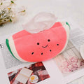 New Watermelon Pineapple Avocado Plush Fruit Tissue Box Car