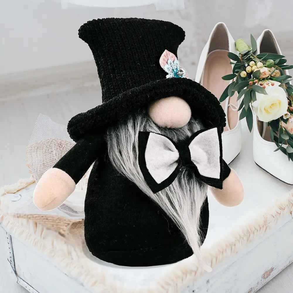 New wedding Rudolph and  Doll holding flower decor