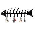 Metal Wall Hooks Organizer, Fishbone Key Holder & Decorative Wall Decor