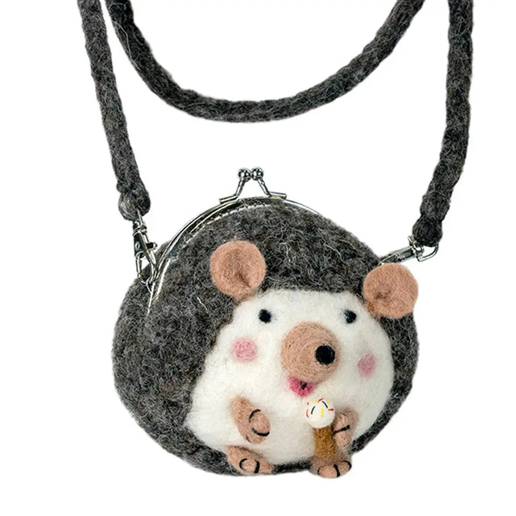 Critter Purse : Harper Hedgehog - Wild Woolies (P) Wild Woolies (P)