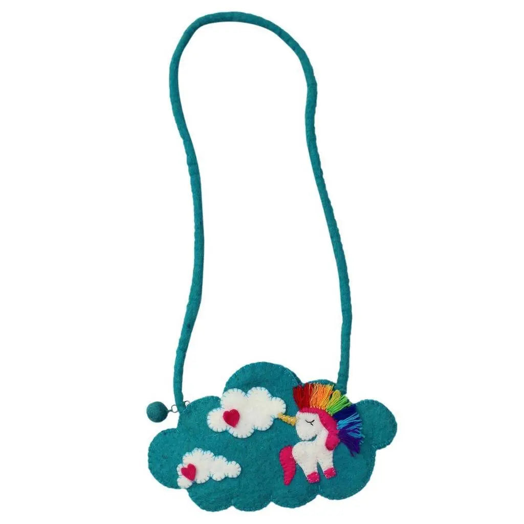 Felt Unicorn Shoulder Bag - Global Groove Global Groove