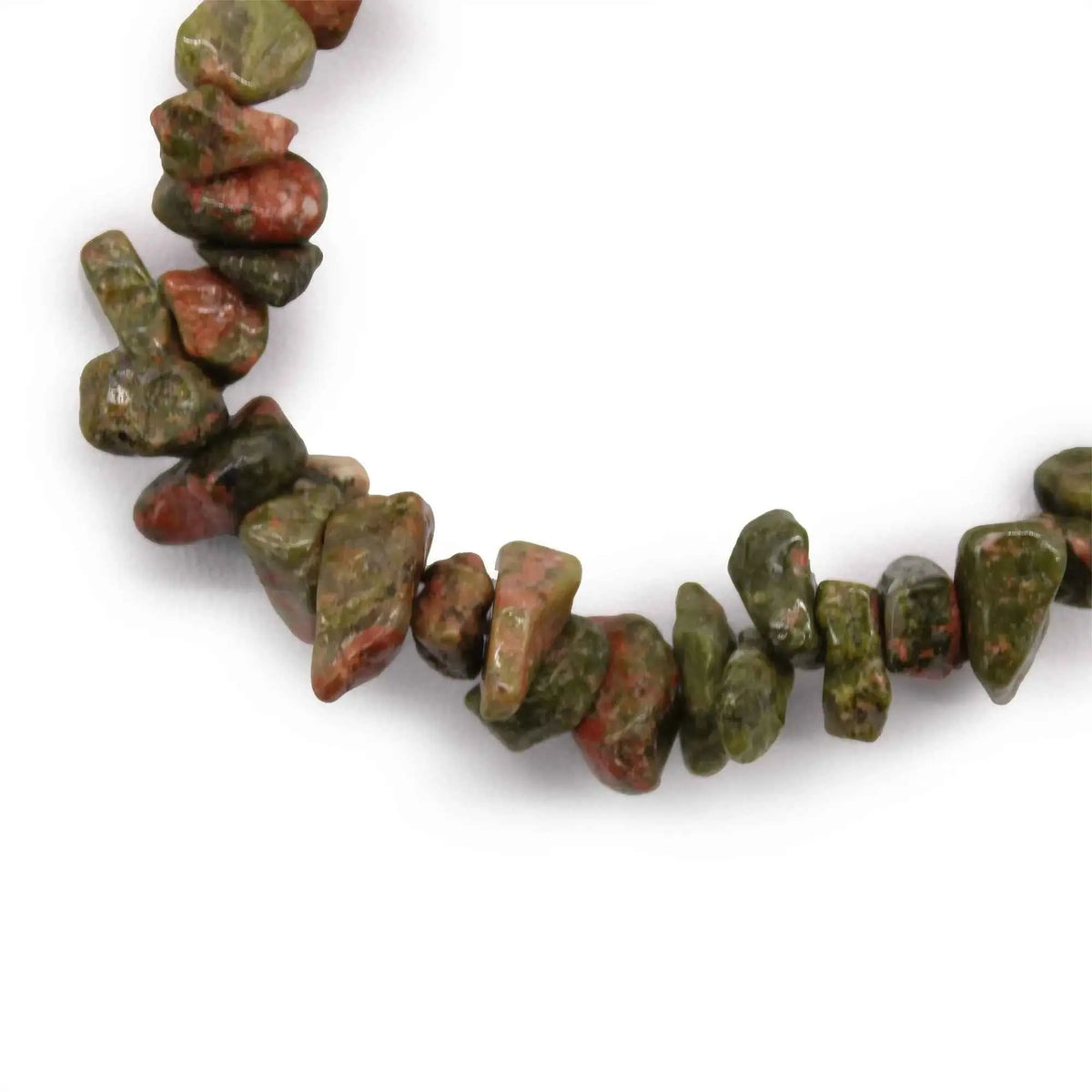 Gemstone Fragment Bracelet-Green Jasper