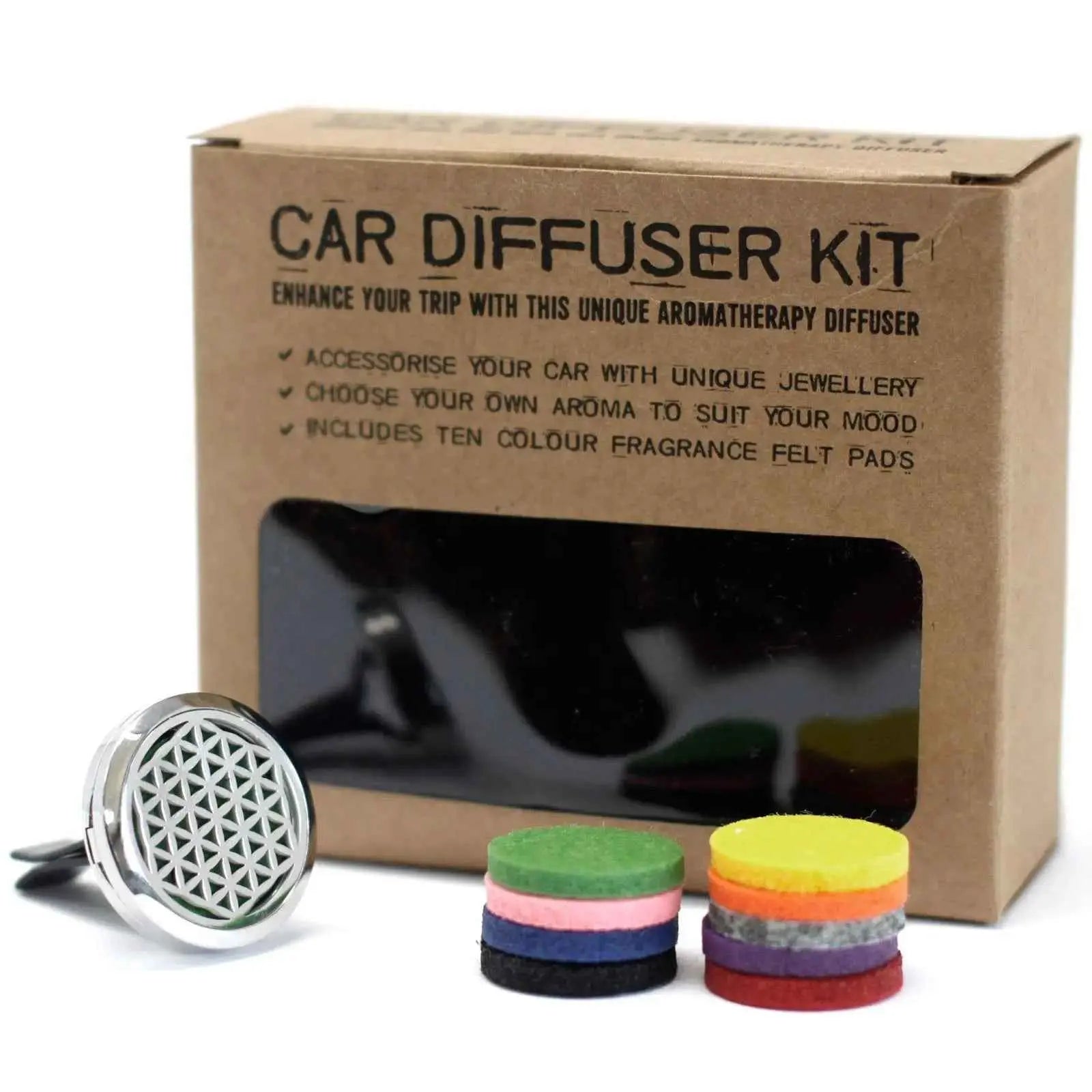 Car Diffuser Kit- Flower Of Life