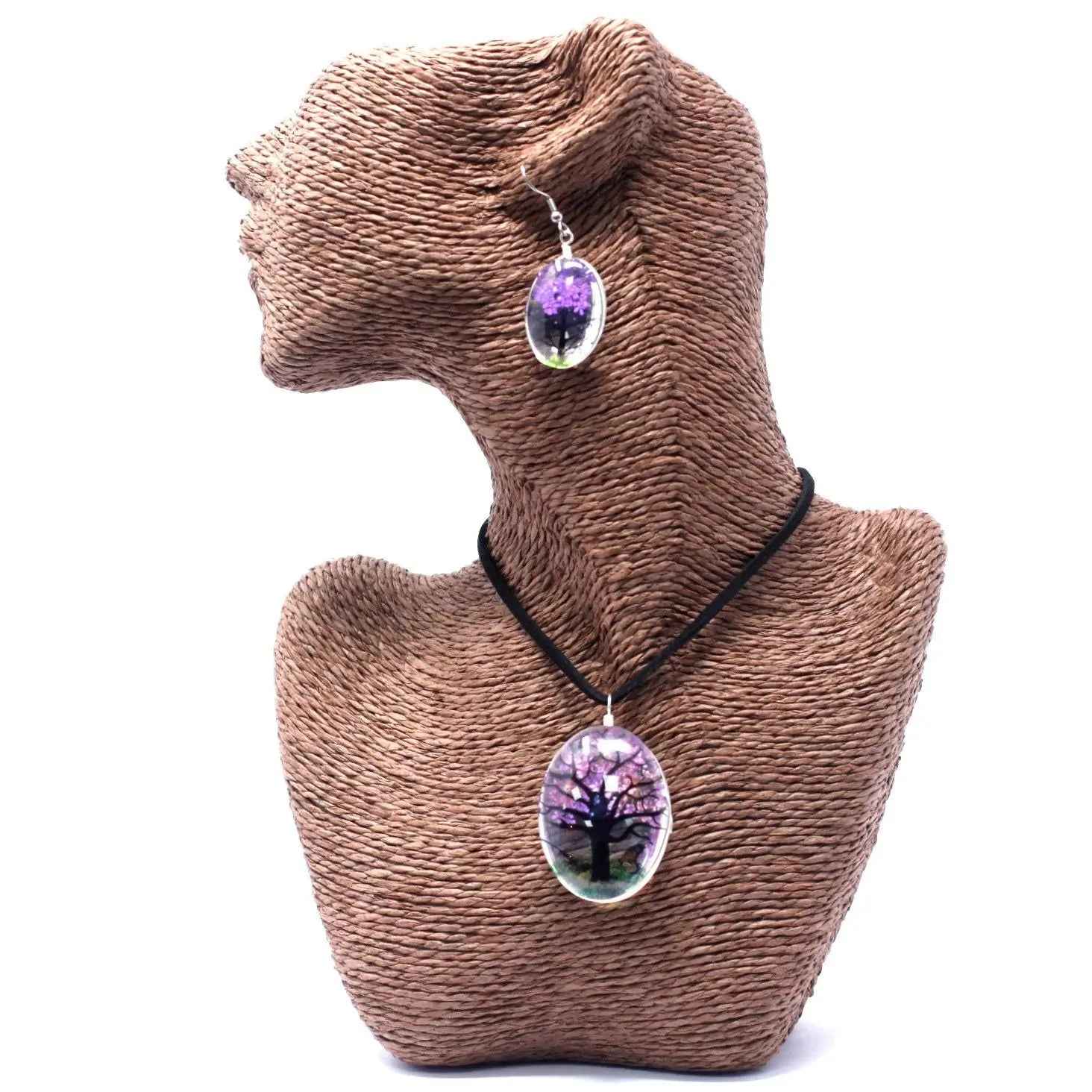 1X Pressed Flowers-Tree Of Life-Lavender