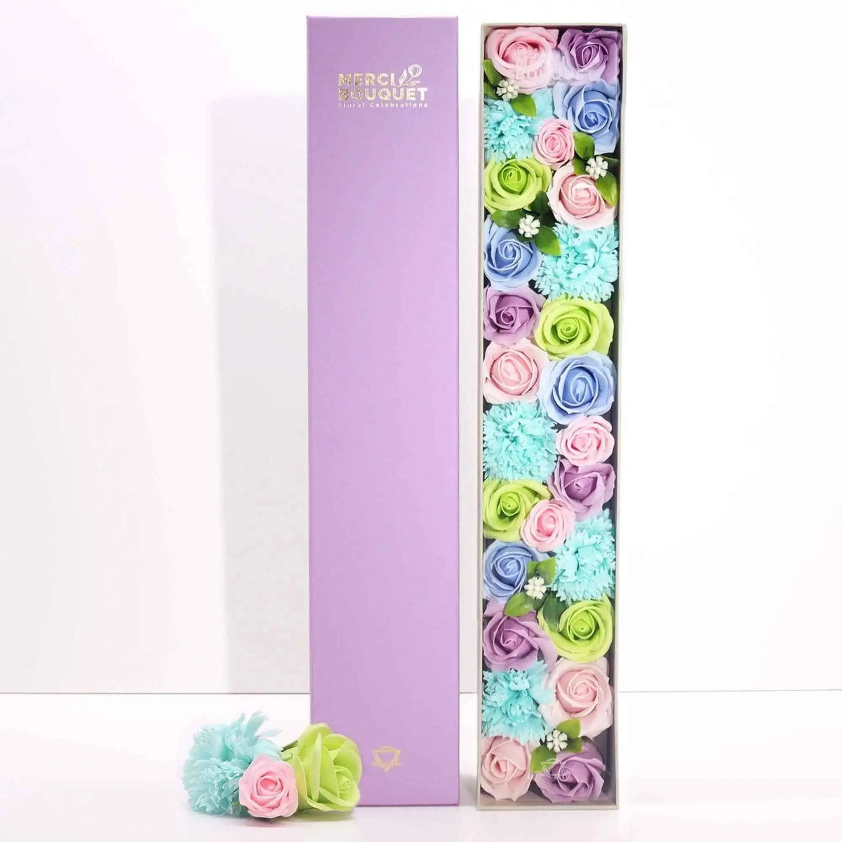 1X Extra Long Box  - Baby Blessings - Blues