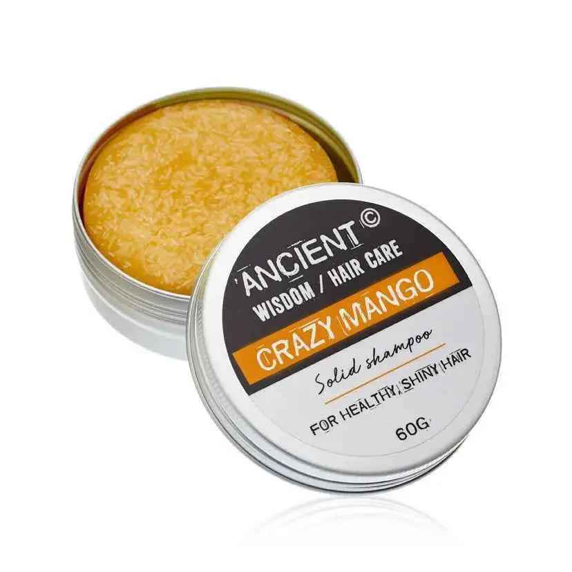 60 G Tin of Solid Shampoo- Crazy Mango