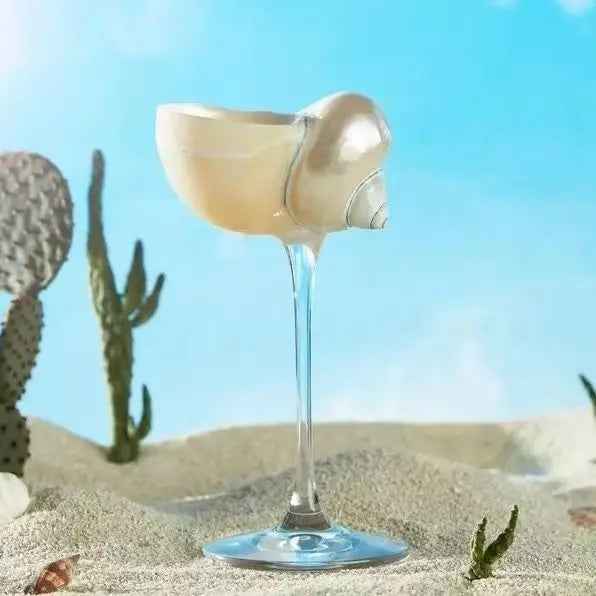 Handmade Shell  and Conch Cup