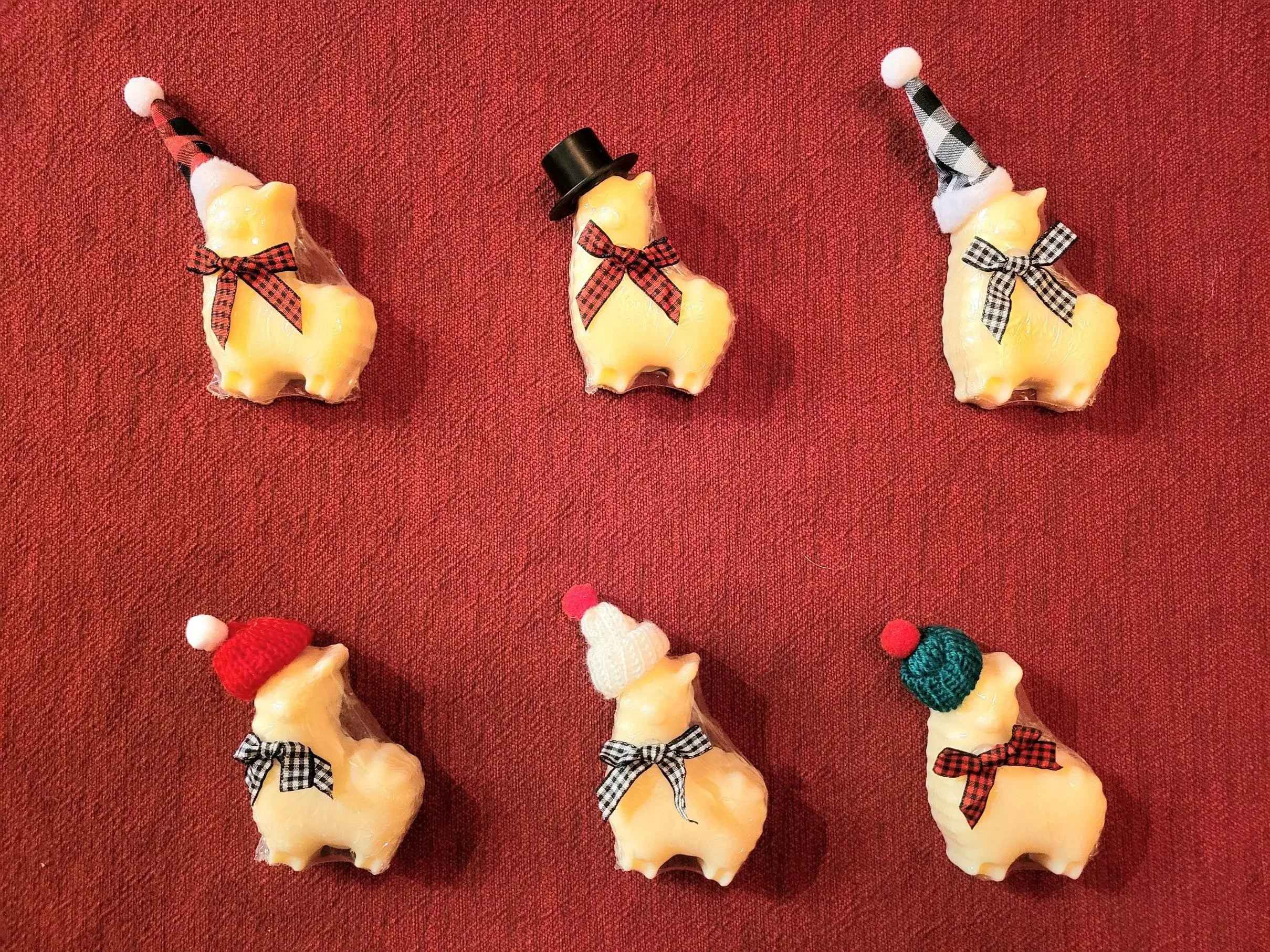 Decorative Alpaca Goat Milk Soap Figures