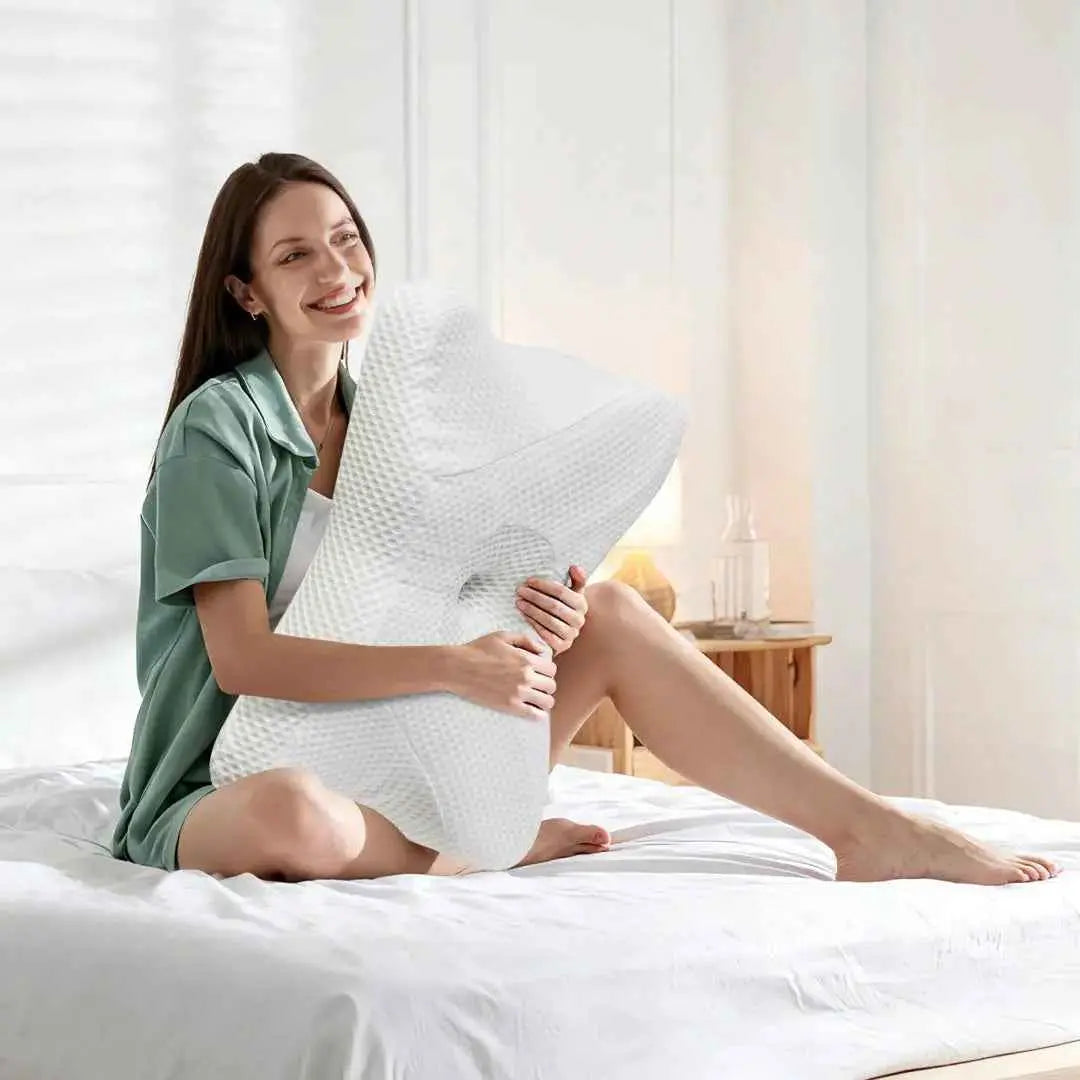 2 Pack Memory Foam Pillow, A Cooling Type Sleep Pillow Designed